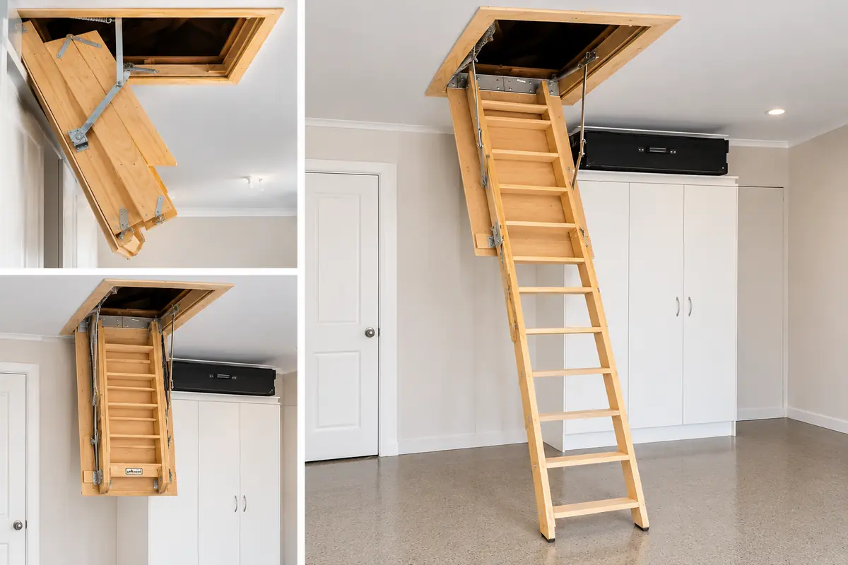 Manhole Ladder Installation in a Golflands Garage