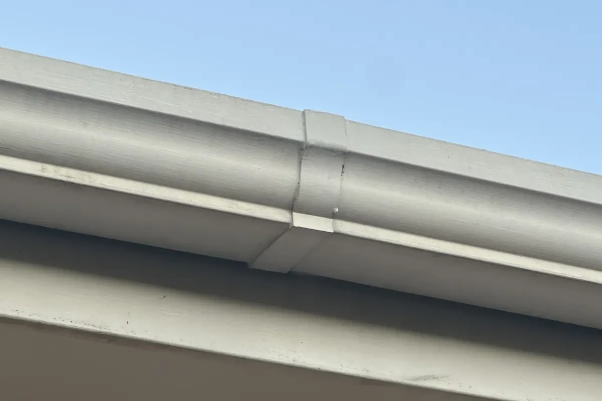 Leaking Gutter Joint Repair in Howick