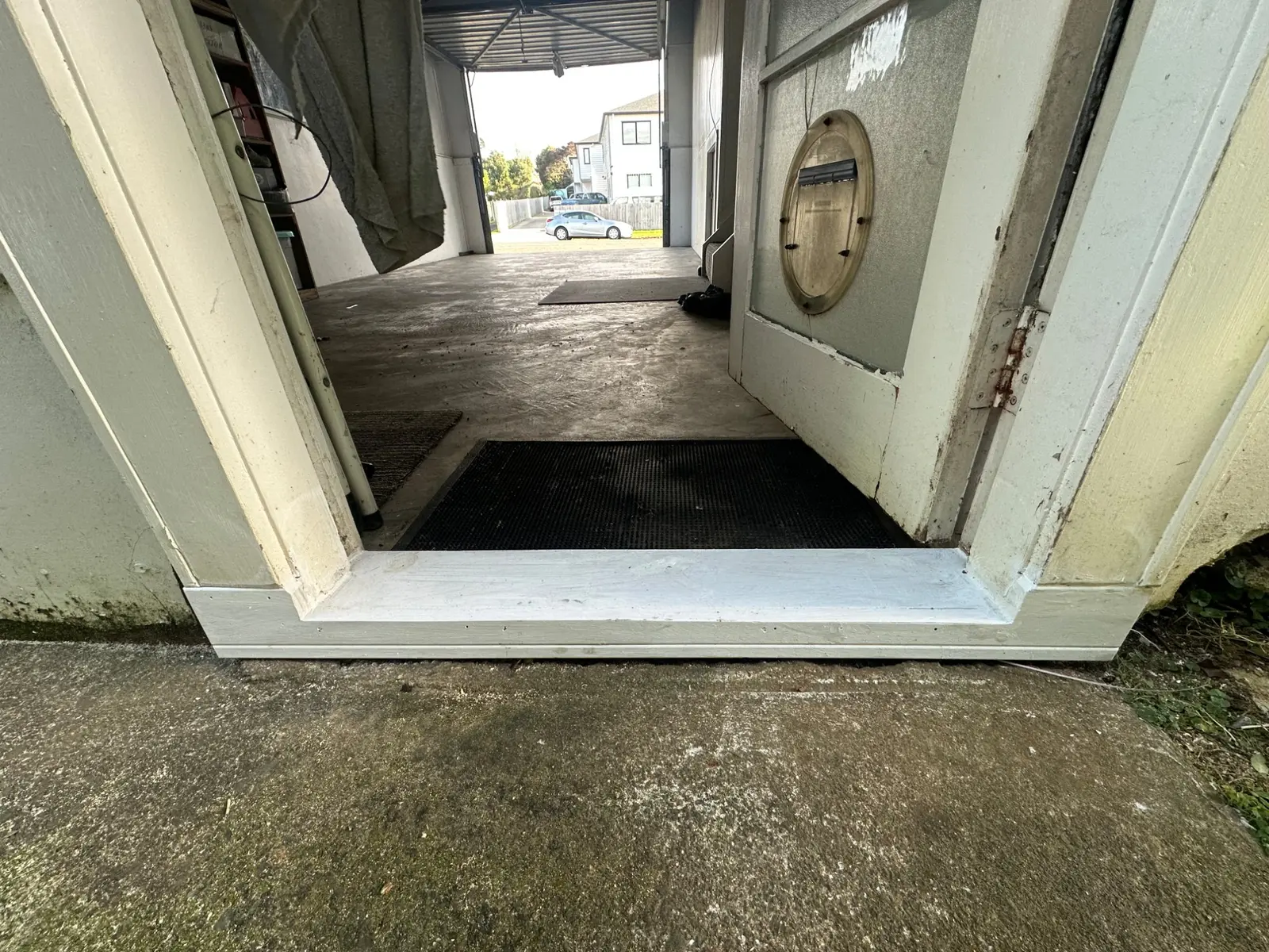 Rotten Timber Door Threshold Repair