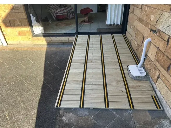 Timber ramp rebuild in Northpark