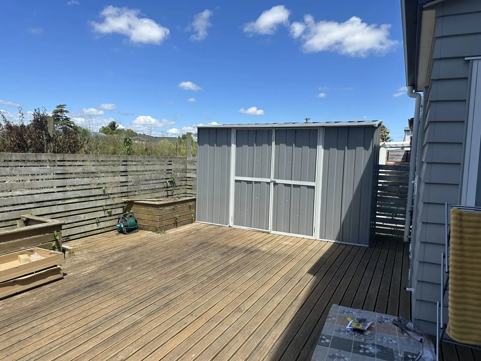 Two Garden Sheds — Flat Pack Assembly