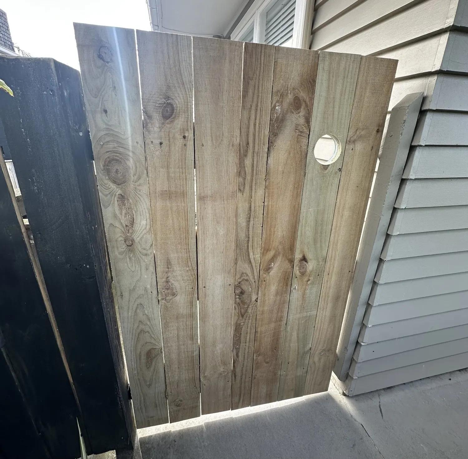 Completed timber garden gate in Shelly Park by Handyman Botany